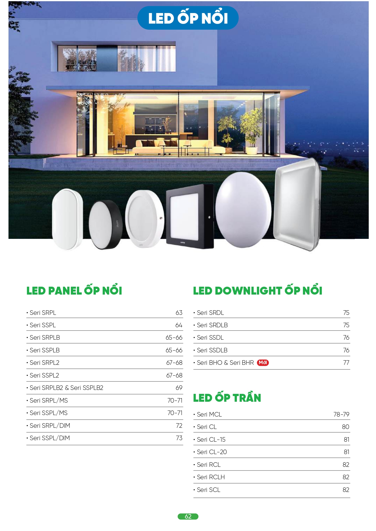 Bảng giá đèn LED MPE 2026